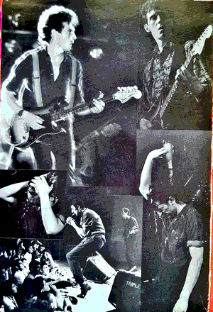 Fotos de directe de la carpeta del disc 'Enemigos de lo ajeno' (1986)