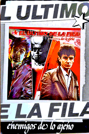 Postal de propaganda de l'edició del disc 'Enemigos de lo ajeno' (1986)