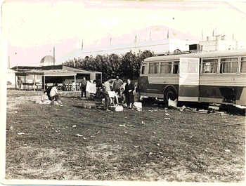 Salou, detalle del alojamiento (1963)