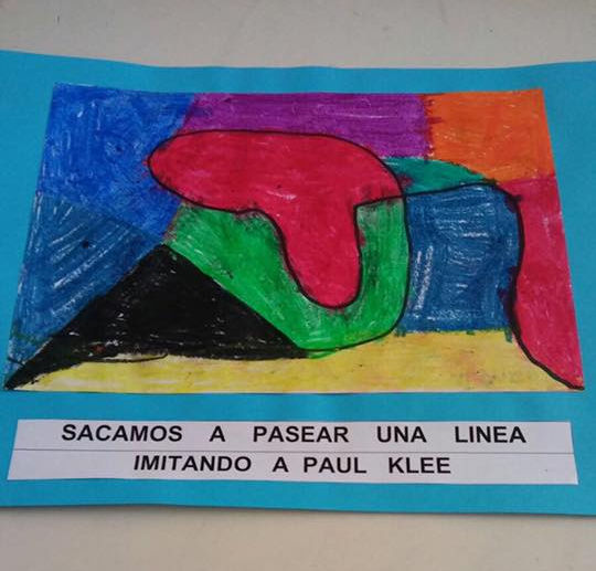 Obra de los alumnos de Infantil.