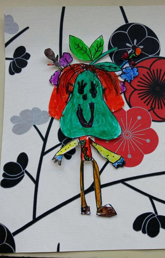 Obra de los alumnos de Infantil.