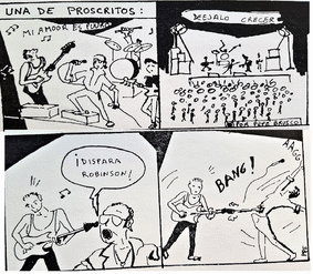 Tira semanal en el Diario del AltoAragón, por Pepe Brusco (28 julio 1989)