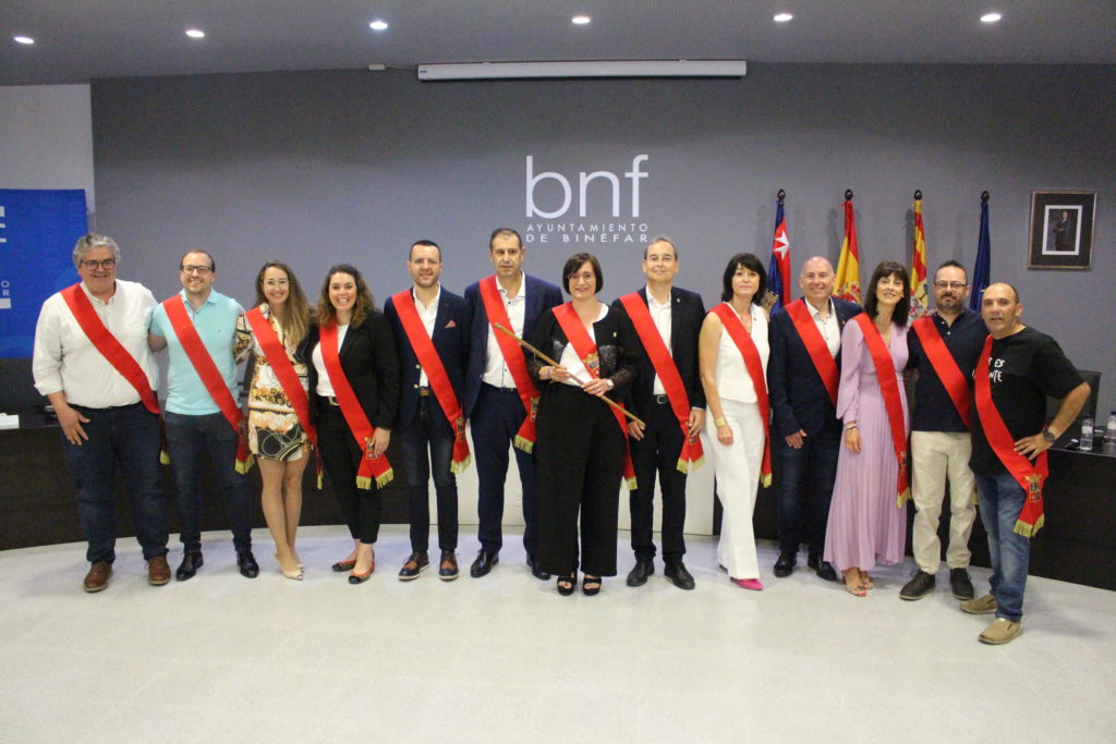 Corporación municipal de Binéfar 2023-2027