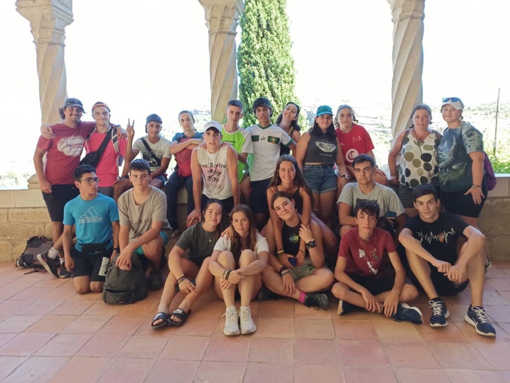 foto de grupo de los participantes en el Campo de Voluntariado