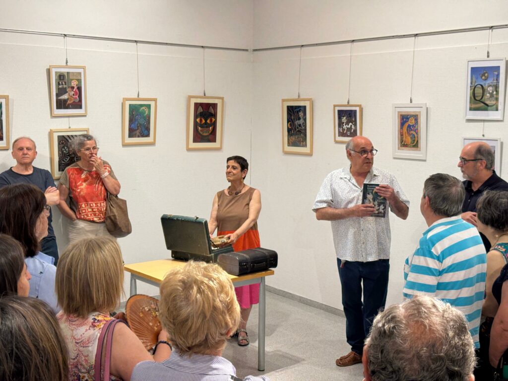 Exposición Gatomaquias con los Titiriteros